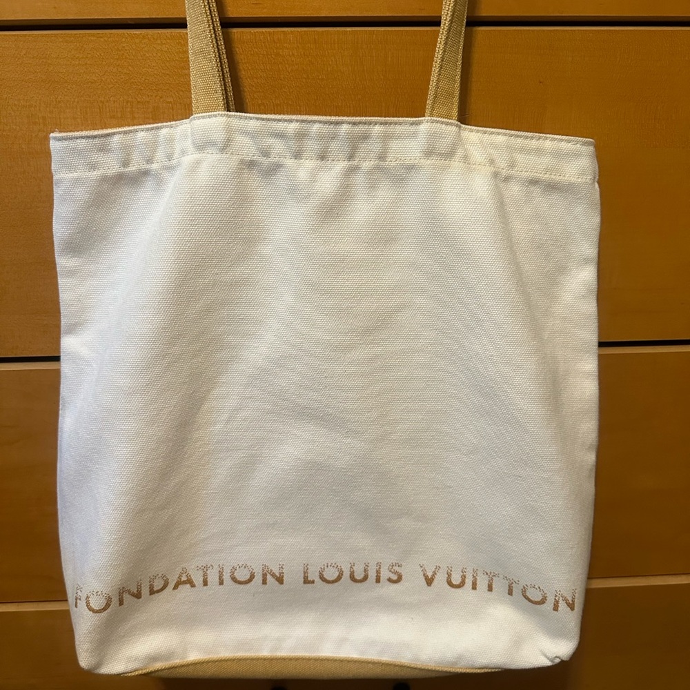 Louis Vuitton foundation canvas tote bag